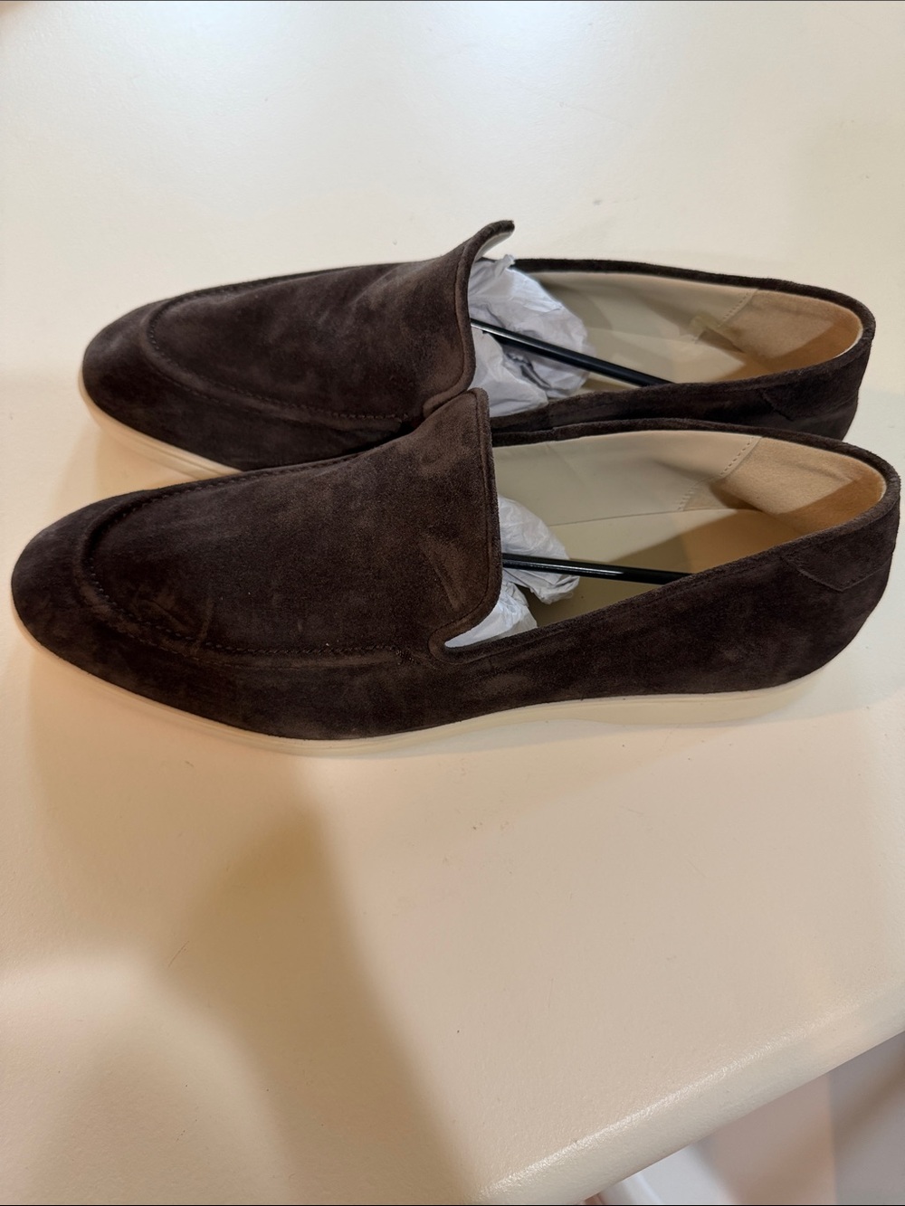 CQP Todd Snyder Men's Brown Suede Slip-On Loafers Sz 46(12).  Bag7